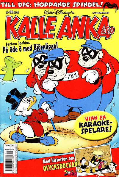 Cover for Kalle Anka & C:o (Egmont, 1997 series) #38/2012