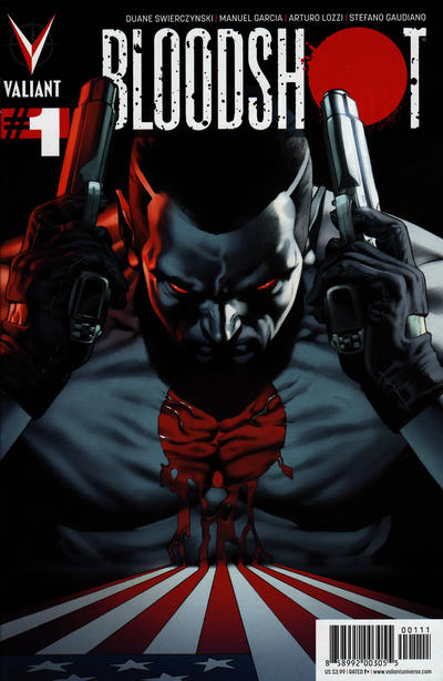 Cover for Bloodshot (Valiant Entertainment, 2012 series) #1 [Cover A - Arturo Lozzi]