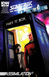 Cover for Star Trek: The Next Generation / Doctor Who: Assimilation² (IDW, 2012 series) #5 [J. K. Woodward Cover]