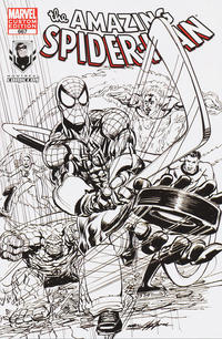 Cover for The Amazing Spider-Man (Marvel, 1999 series) #667 [Custom Edition - Montreal Comiccon Exclusive - Neal Adams B&W Cover]