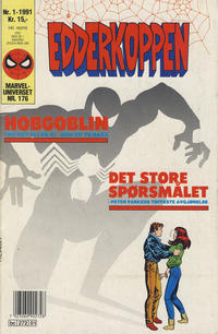 Cover Thumbnail for Edderkoppen (Semic, 1984 series) #1/1991