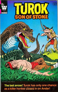 Cover Thumbnail for Turok, Son of Stone (Western, 1962 series) #130 [White Logo Variant]
