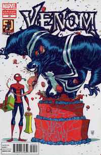 Cover Thumbnail for Venom (Marvel, 2011 series) #24 [Variant Edition - Amazing Spider-Man 50th Anniversary - Skottie Young Cover]