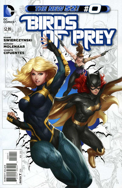 Cover for Birds of Prey (DC, 2011 series) #0