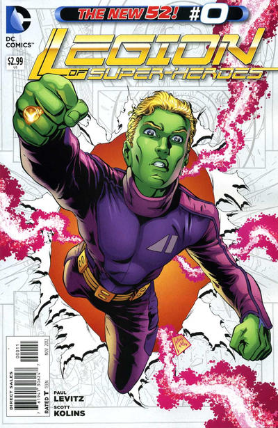 Cover for Legion of Super-Heroes (DC, 2011 series) #0 [Direct Sales]