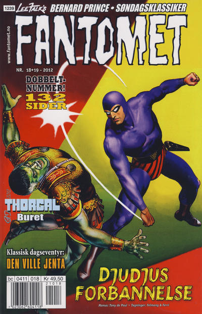Cover for Fantomet (Hjemmet / Egmont, 1998 series) #18-19/2012