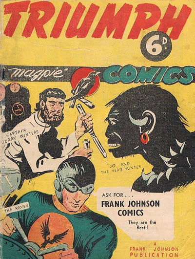 Cover for Triumph Comics (Frank Johnson Publications, 1946 series) 