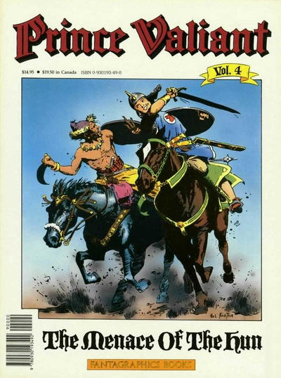 Cover for Prince Valiant (Fantagraphics, 1984 series) #4 - The Menace of the Hun