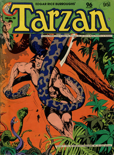 Cover for Edgar Rice Burroughs' Tarzan (K. G. Murray, 1980 series) #9