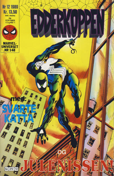 Cover for Edderkoppen (Semic, 1984 series) #12/1989