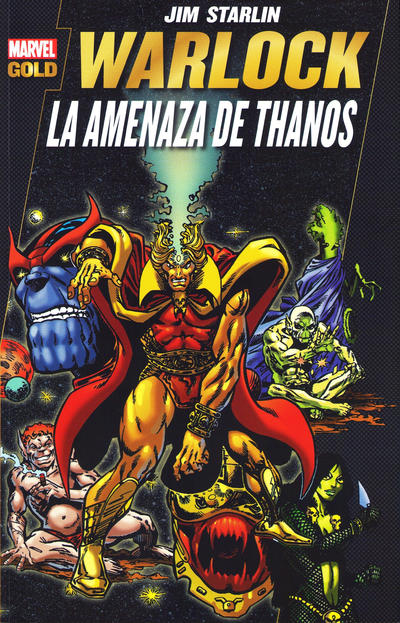 Cover for Marvel Gold. Warlock: La amenaza de Thanos (Panini España, 2012 series) 
