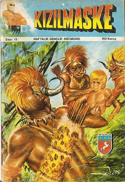 Cover for Kizilmaske (Tay Yayınları, 1973 series) #12