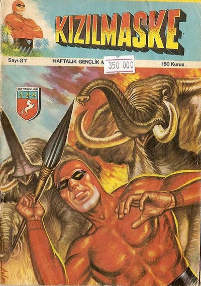 Cover for Kizilmaske (Tay Yayınları, 1973 series) #37
