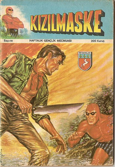 Cover for Kizilmaske (Tay Yayınları, 1973 series) #90