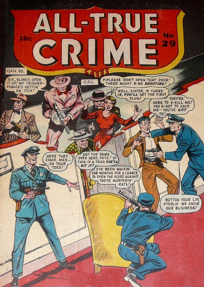 Cover for All True Crime Cases Comics (Bell Features, 1948 series) #29