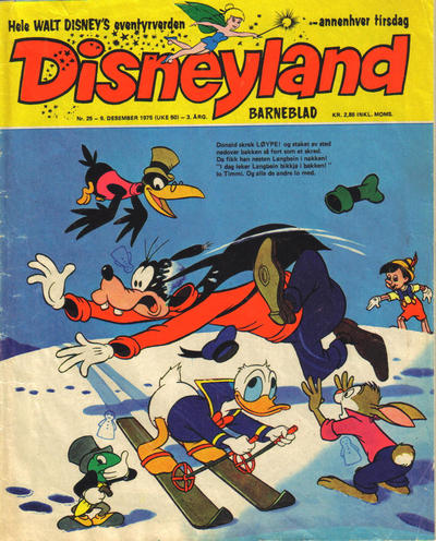 Cover for Disneyland barneblad (Hjemmet / Egmont, 1973 series) #25/1975
