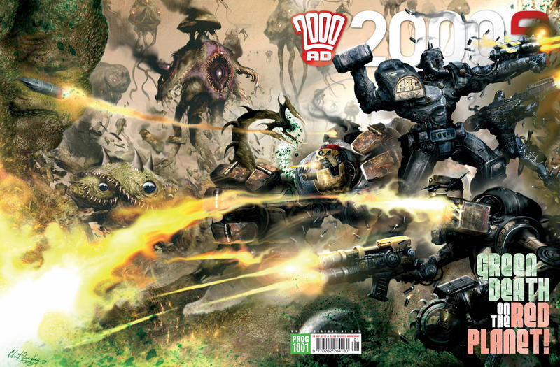 Cover for 2000 AD (Rebellion, 2001 series) #1801