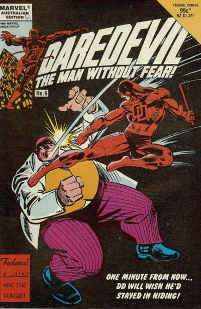Cover for Daredevil (Federal, 1983 series) #6