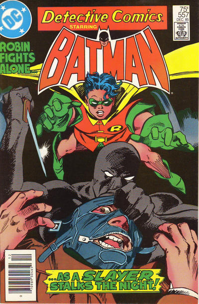 Cover for Detective Comics (DC, 1937 series) #557 [Newsstand]