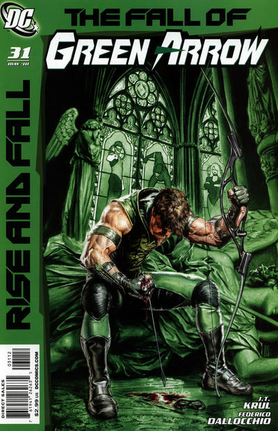 Cover for Green Arrow (DC, 2010 series) #31 [Second Printing]