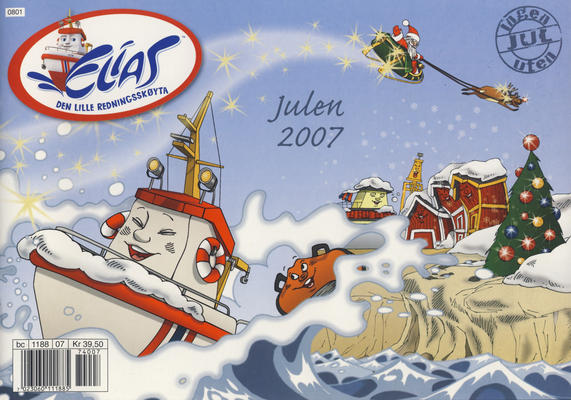 Cover for Elias Den lille redningsskøyta julehefte (Hjemmet / Egmont, 2007 series) #2007