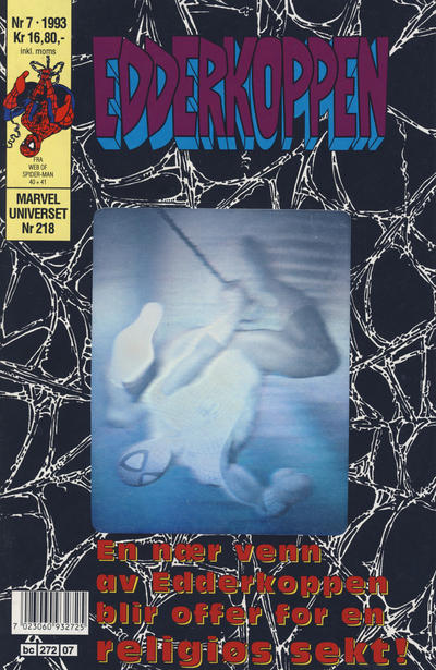 Cover for Edderkoppen (Semic, 1984 series) #7/1993
