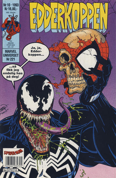 Cover for Edderkoppen (Semic, 1984 series) #10/1993