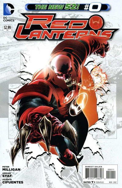 Cover for Red Lanterns (DC, 2011 series) #0