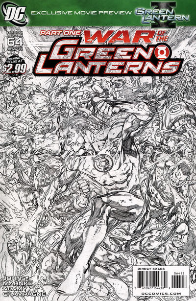 Cover for Green Lantern (DC, 2005 series) #64 [Second Printing]