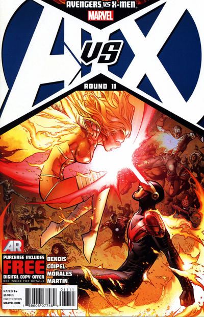 Cover for Avengers vs. X-Men (Marvel, 2012 series) #11