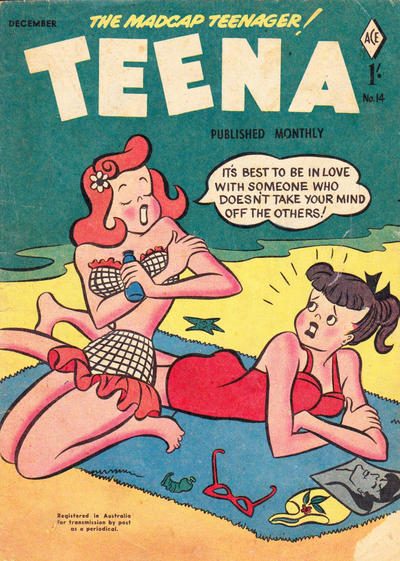 Cover for Teena the Madcap Teenager! (Magazine Management, 1956 series) #14