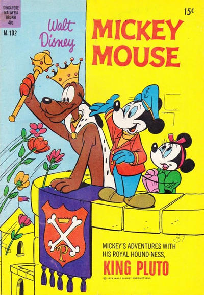 Cover for Walt Disney's Mickey Mouse (W. G. Publications; Wogan Publications, 1956 series) #192