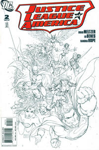 Cover for Justice League of America (DC, 2006 series) #2 [Second Printing]