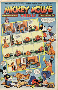 Cover Thumbnail for Mickey Mouse Weekly (Odhams, 1936 series) #195