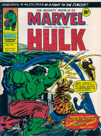 Cover for The Mighty World of Marvel (Marvel UK, 1972 series) #167