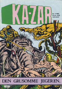 Cover for Ka-Zar (Atlantic Forlag, 1983 series) #3/1983