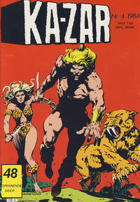 Cover Thumbnail for Ka-Zar (Atlantic Forlag, 1983 series) #4/1984