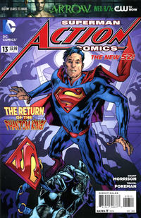 Cover Thumbnail for Action Comics (DC, 2011 series) #13 [Bryan Hitch Cover]