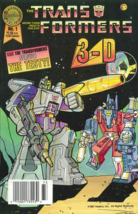 Cover Thumbnail for The Transformers in 3-D (Blackthorne, 1987 series) #1