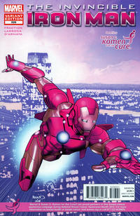 Cover for Invincible Iron Man (Marvel, 2008 series) #526 [Susan G. Komen]