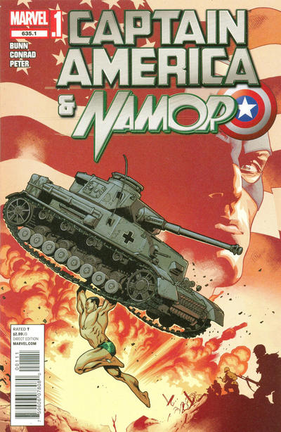 Cover for Captain America and Namor (Marvel, 2012 series) #635.1