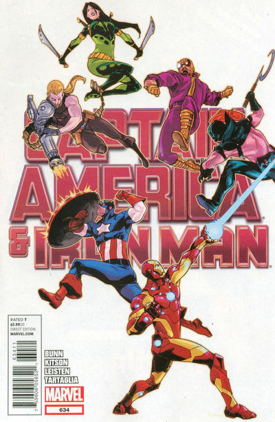 Cover for Captain America and Iron Man (Marvel, 2012 series) #634