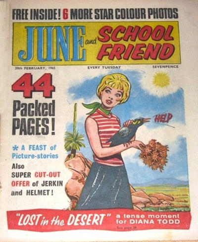 Cover for June and School Friend (IPC, 1965 series) #20 February 1965