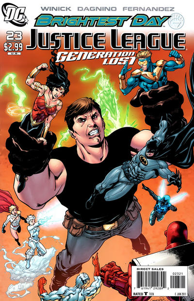 Cover for Justice League: Generation Lost (DC, 2010 series) #23 [Aaron Lopresti Cover]