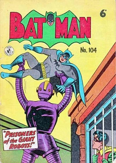 Cover for Batman (K. G. Murray, 1950 series) #104
