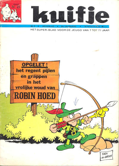 Cover for Kuifje (Le Lombard, 1946 series) #23/1969