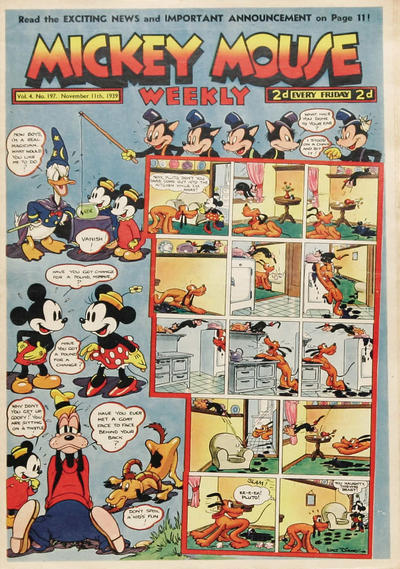Cover for Mickey Mouse Weekly (Odhams, 1936 series) #197