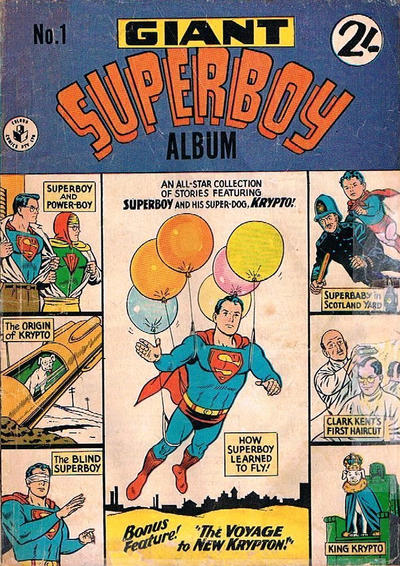 Cover for Giant Superboy Album (K. G. Murray, 1965 series) #1