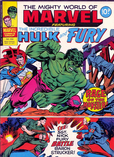 Cover for The Mighty World of Marvel (Marvel UK, 1972 series) #259