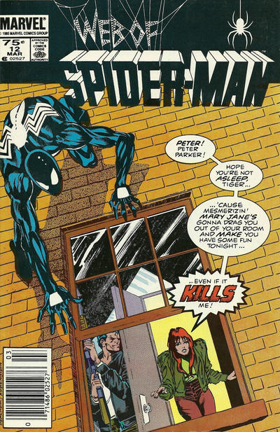 Cover for Web of Spider-Man (Marvel, 1985 series) #12 [Direct]